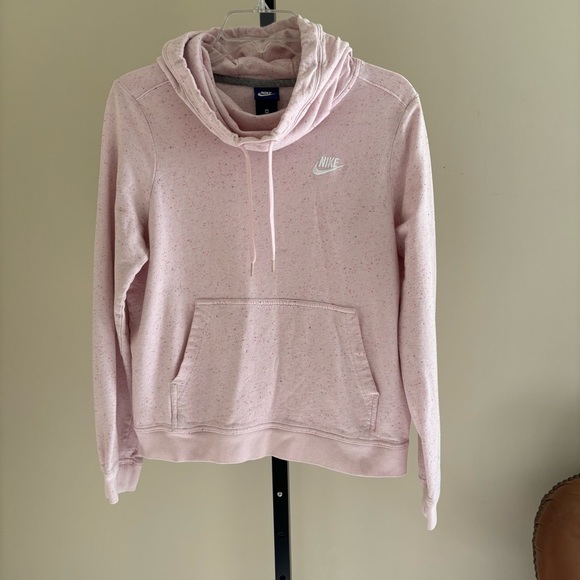 Nike Pink Oversized Long Sleeve Sweatshirt - Picture 1 of 7